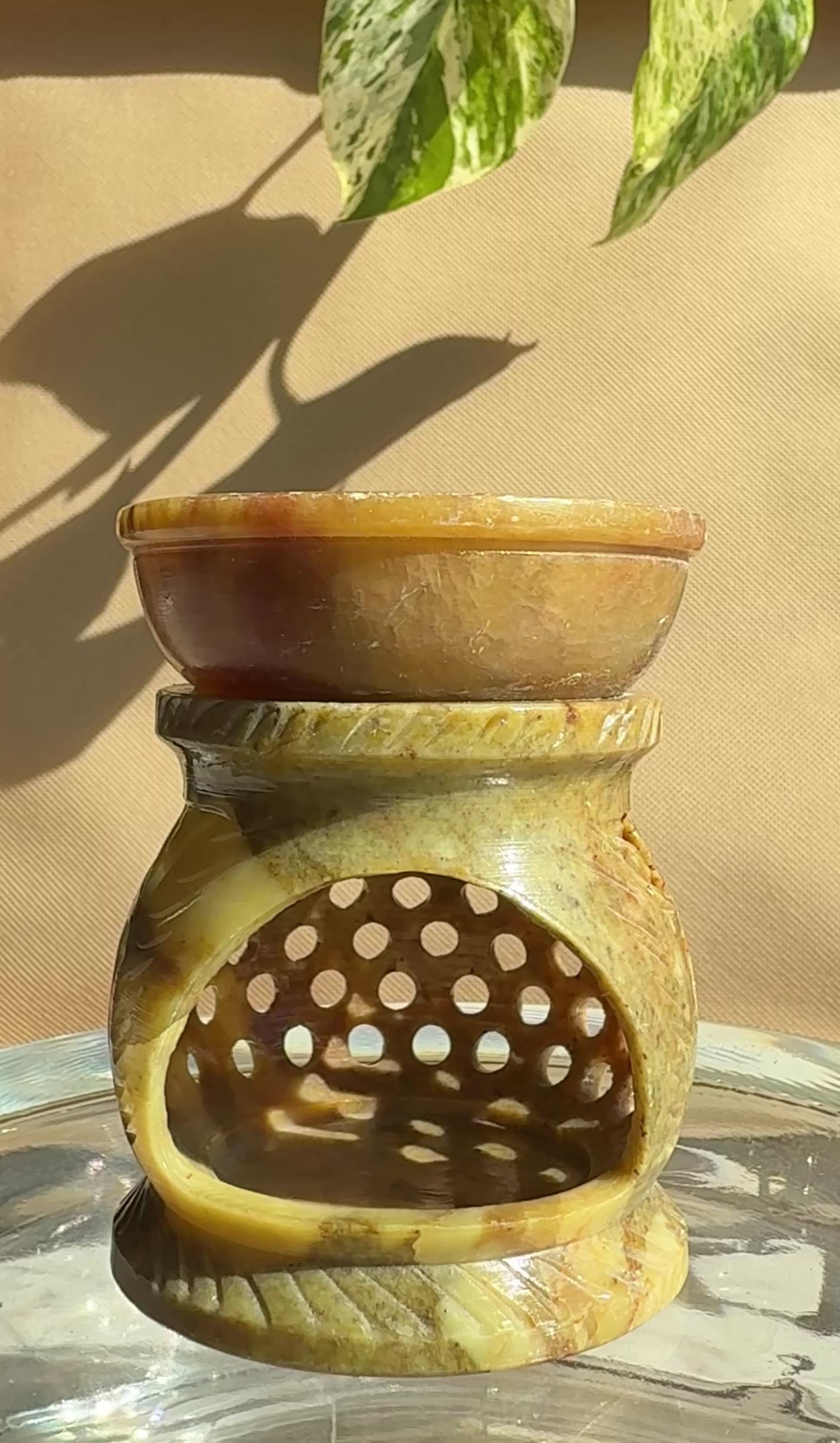 Sunset Amber Stone | D1-T17